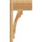 Ekena Millwork Merced Block Rough Sawn Outlooker, Western Red Cedar, 8"W x 14"D x 26"H OUT08X14X26MRC05RWR - alternate 4